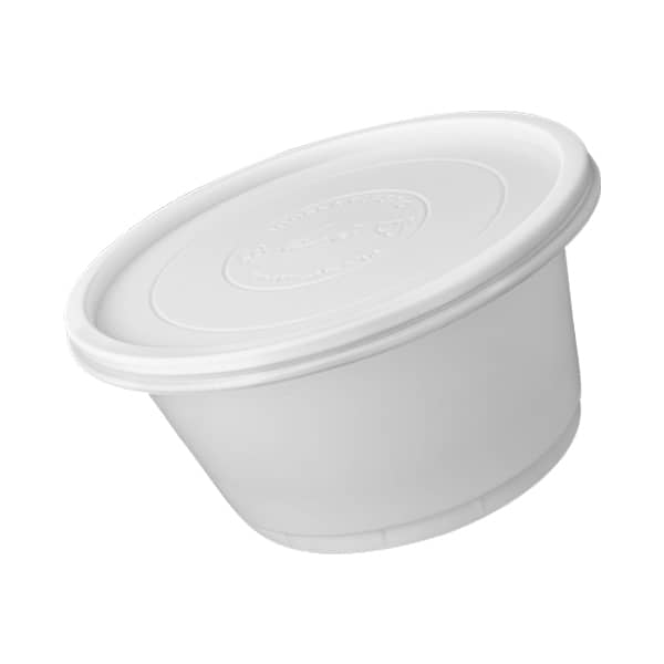 سطل ماست یکبار مصرف 2500cc - pp